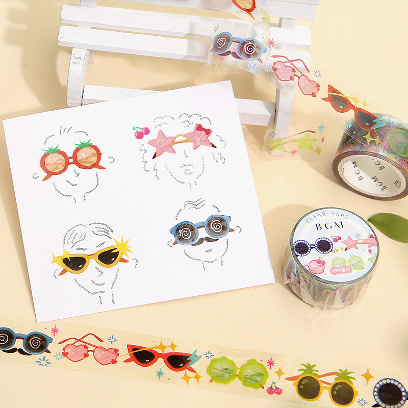 BGM Summer Limited Edition Clear PET Tape - Glasses