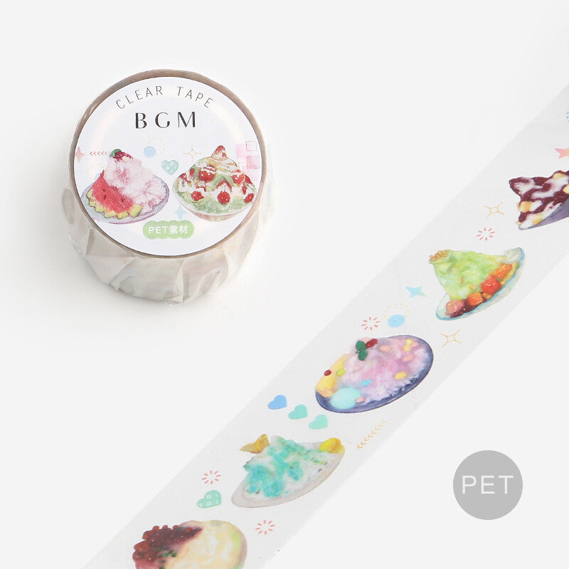 BGM Summer Limited Edition Clear PET Tape - Shaved Ice BM-CLN006