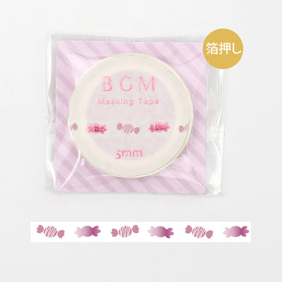 BGM skinny foil washi tape - Candy BM-LSG033