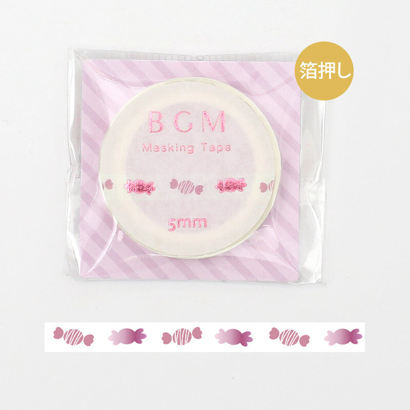 BGM skinny foil washi tape - Candy BM-LSG033