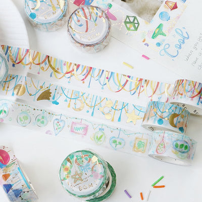 BGM Ornaments Gold Foil Washi Tape - Scandinavian Ornament