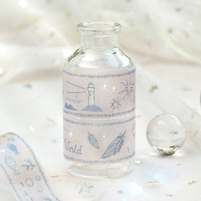 BGM Embroidered Ribbon Silver Foil Washi Tape - Fantasy World BM-SPSR006