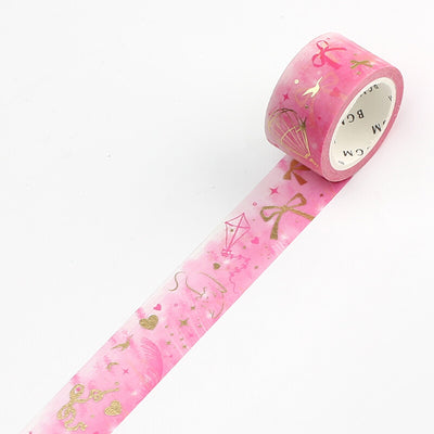 BGM nature poetry gold foil washi tape - Love BM-SPSS004
