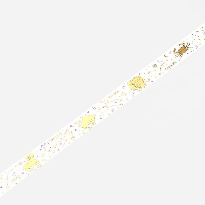 BGM Constellation Gold Foil Washi Tape - Purple BM-SPSZ001
