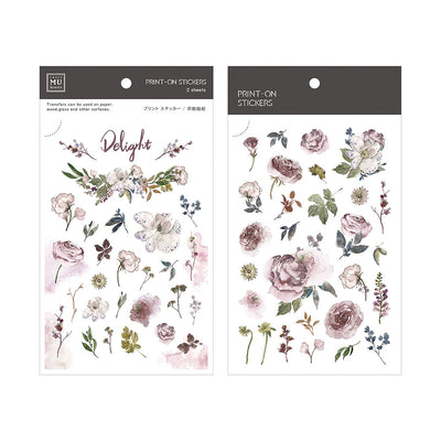 MU print-on sticker - Lilac roses BPOP-001065