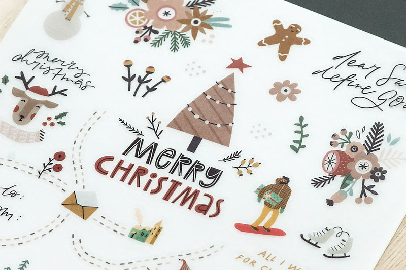 MU Christmas Limited Edition Print-on Sticker 