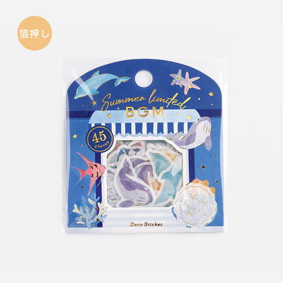 BGM Summer Limited Edition Gold Foil Sticker Flakes - Under the Sea    BS-FGLS009