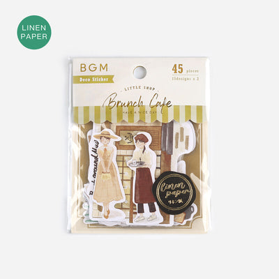 BGM Little Shop Sticker Flakes - Brunch Cafe BS-LS004