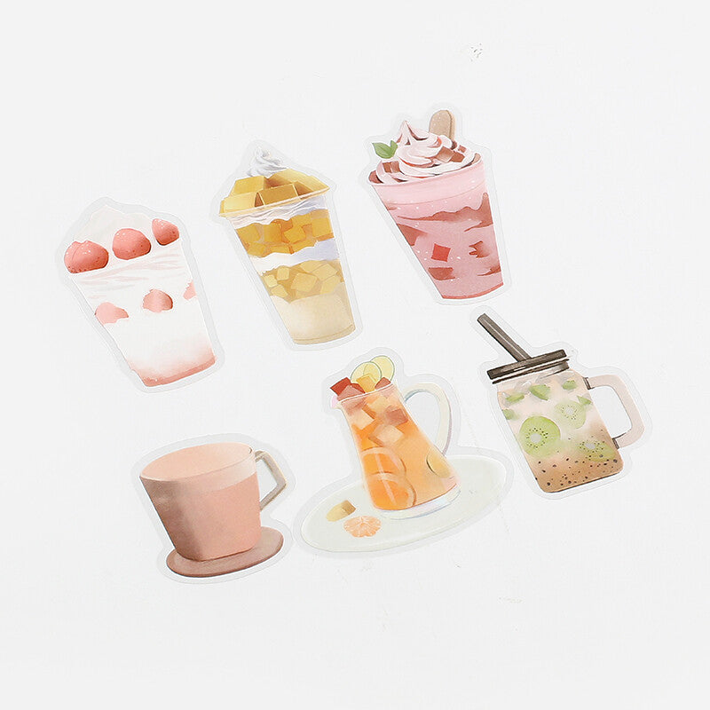 BGM Summer Limited Edition Clear Sticker Flakes - Drinks BS-PFLS001