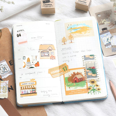 BGM Leisure Time Sticker Flakes - Yellow