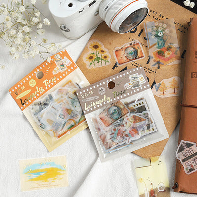 BGM Leisure Time Sticker Flakes - Yellow