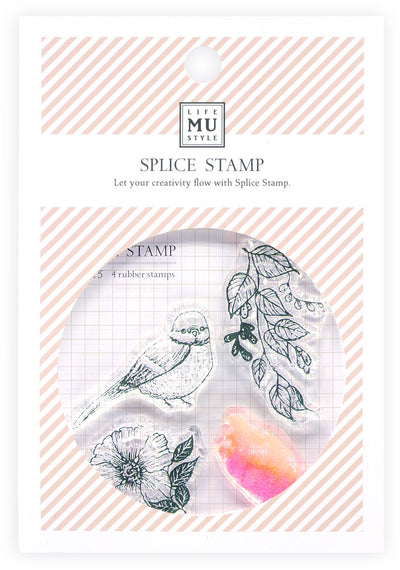 MU floral clear stamp set #5