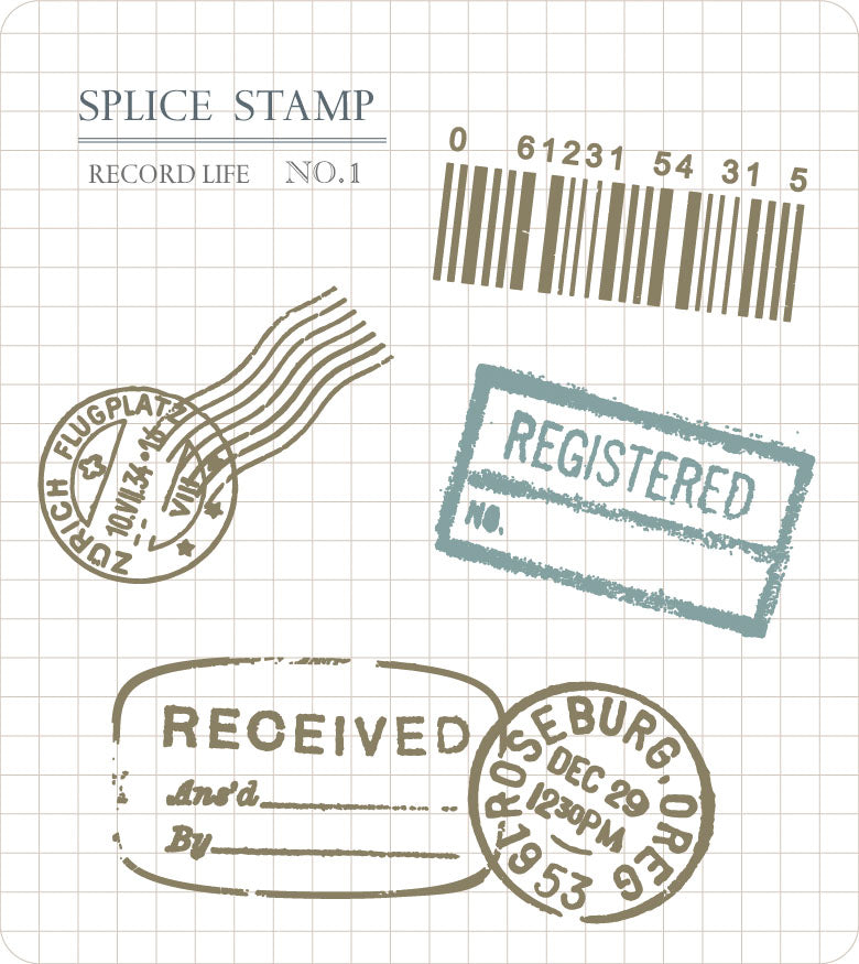 MU Record Life Clear Stamp Set 