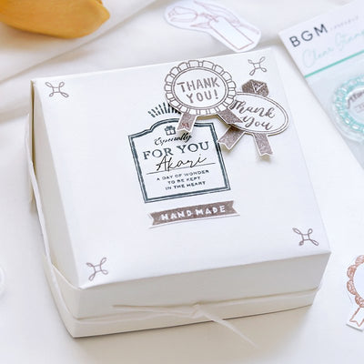 BGM Clear Stamp Set - Gift Wrapping