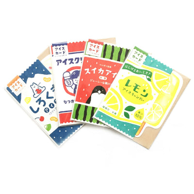 Furukawashiko Summer Limited Edition Mini Letter Set - Ice Cream