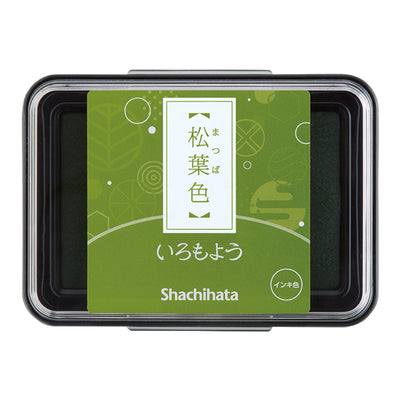 Shachihata Iromoyo Ink Pad - Pine (松葉色) HAC-1-DYG