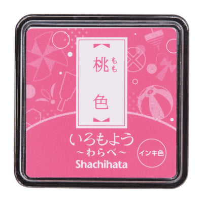 Shachihata Iromoyo Mini Ink Pad - Peach (桃色) HAC-S1-LP 