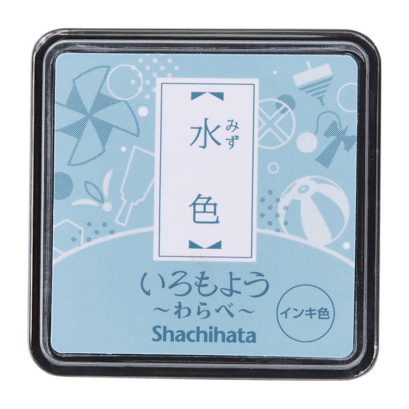 Shachihata Iromoyo Mini Ink Pad - Water (水色) HAC-S1-PB