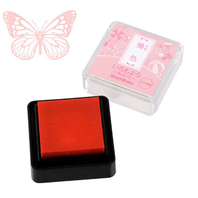 Shachihata Iromoyo Mini Ink Pad - Pink (鴇色) HAC-S1-PP