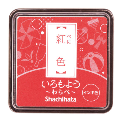 Shachihata Iromoyo Mini Ink Pad - Red (紅色) HAC-S1-R