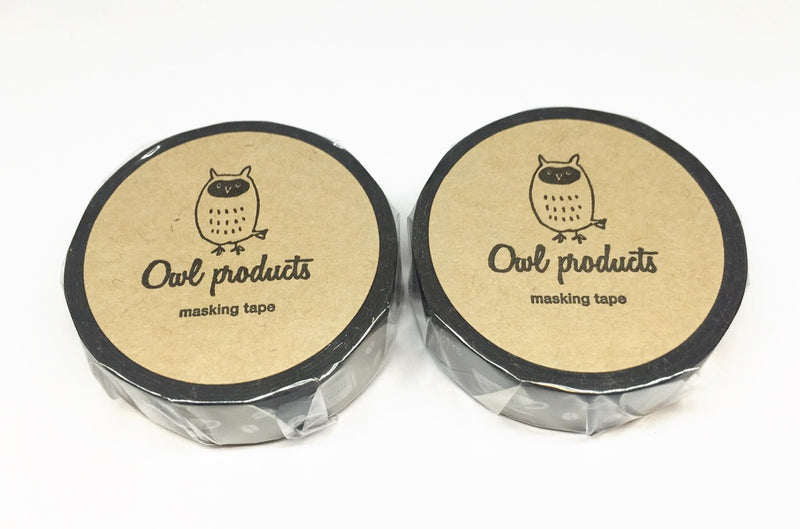 Green Flash Owl Products - Coffee beans washi tape OW-057