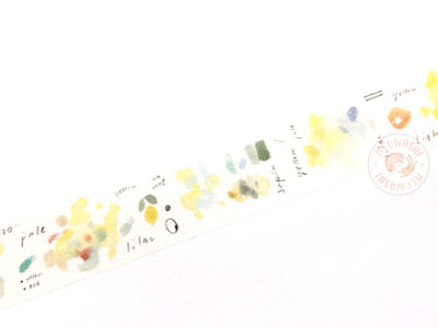 Liang Feng Watercolor Guide Vol.2 washi tape - Flower MTW-LF069