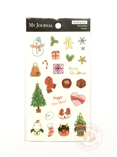 Pine Book my journal sticker - Winter MJ00188