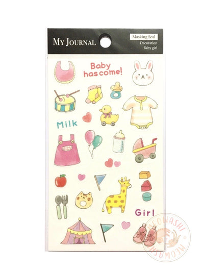 Pine Book my journal sticker - Baby girl MJ00139