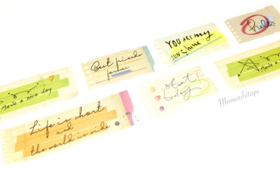 Kamito - Sticky notes message washi tape CRM040