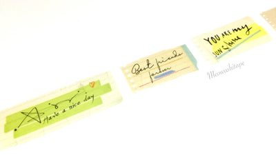 Kamito - Sticky notes message washi tape CRM040