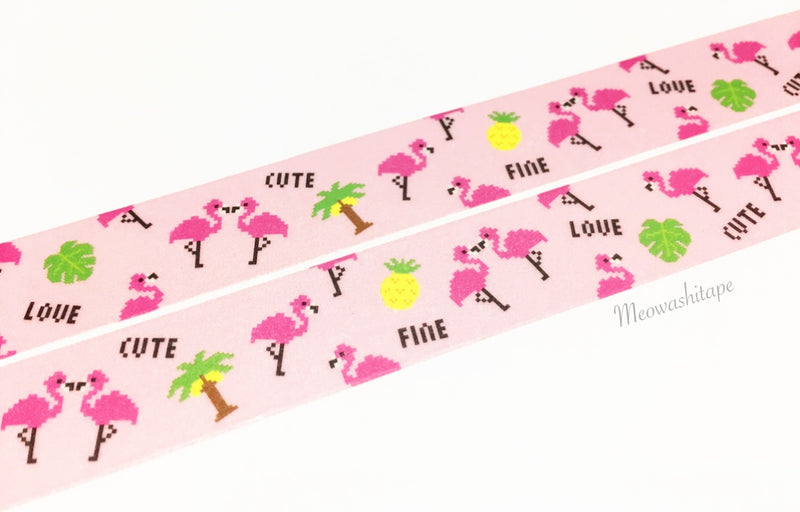 Mind Wave - Pink flamingo washi tape