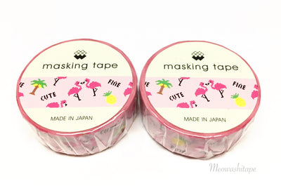 Mind Wave - Pink flamingo washi tape