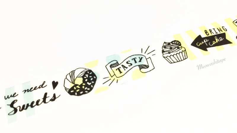 Mind Wave - Coffee and sweets washi tape
