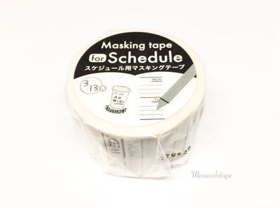 World craft washi tape for schedule - Week