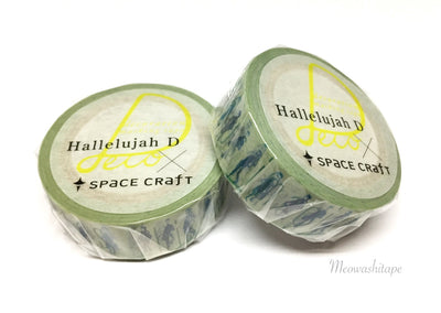 Round Top Space craft x Hallelujah D - Runway washi tape