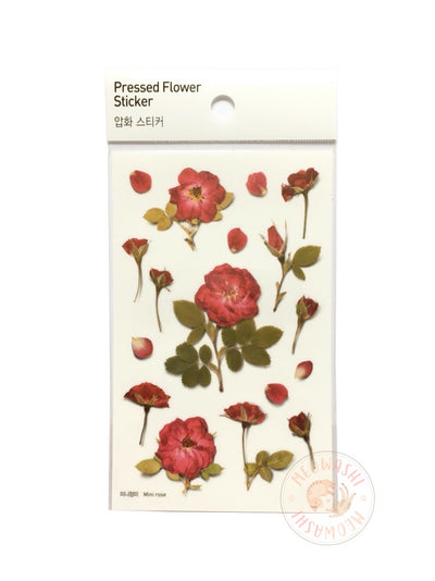 Appree pressed flower sticker - Mini rose APS-015