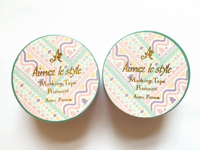 Aimez le style middle - Aztec Pattern washi tape E04802