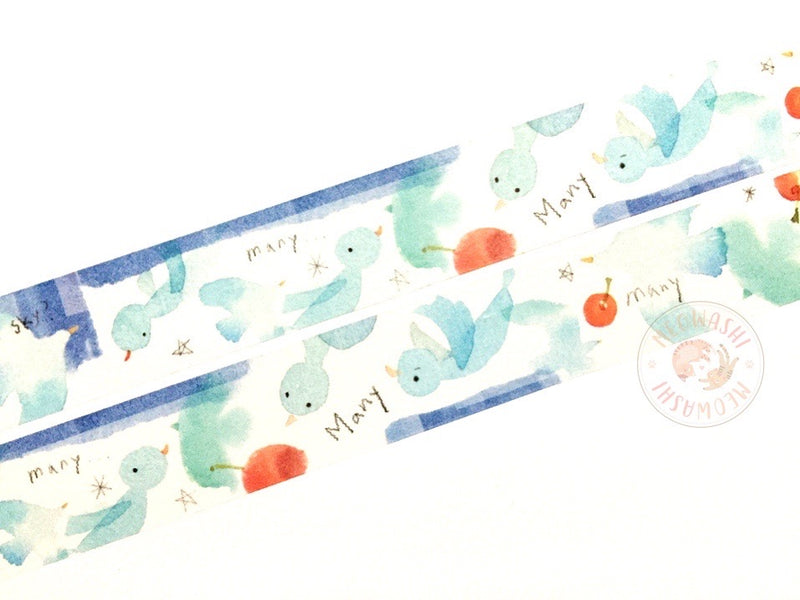 Liang Feng Watercolor - Bird washi tape