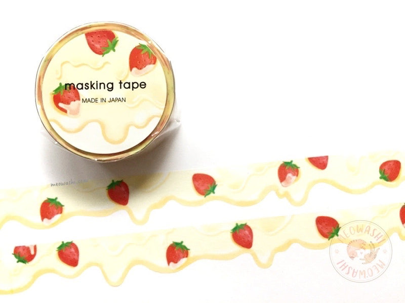Mind Wave - Strawberry and condensed milk die cut washi tape 94819