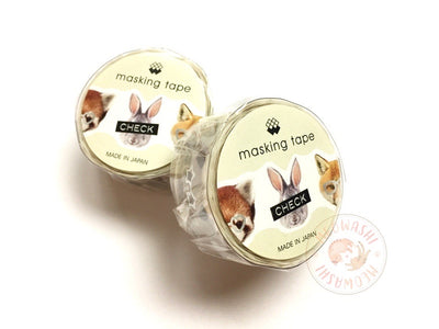 Mind Wave checking eyes silver foil die cut washi tape 93274