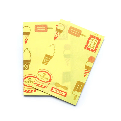 Furukawashiko Summer Limited Edition Mini Letter Set - Retro Ice Cream LT553