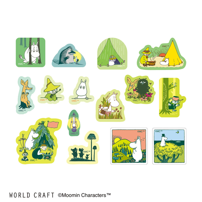 World Craft x Moomin Washi Sticker Flakes (MOFS-010)