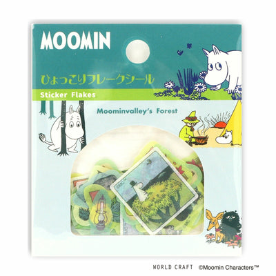 World Craft x Moomin Washi Sticker Flakes (MOFS-010) 