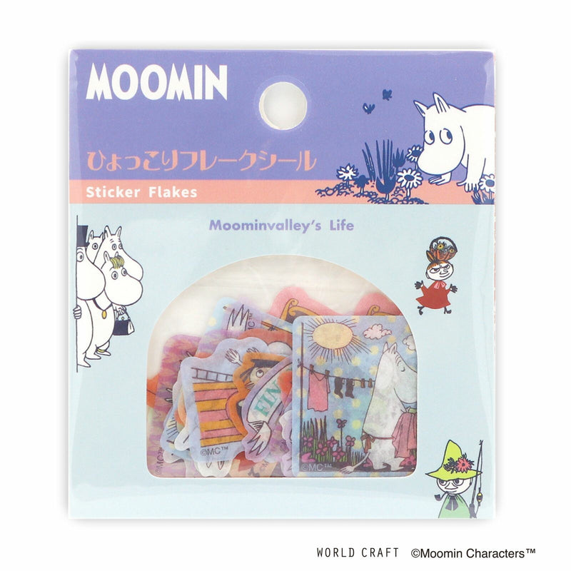 World Craft x Moomin Washi Sticker Flakes (MOFS-012)