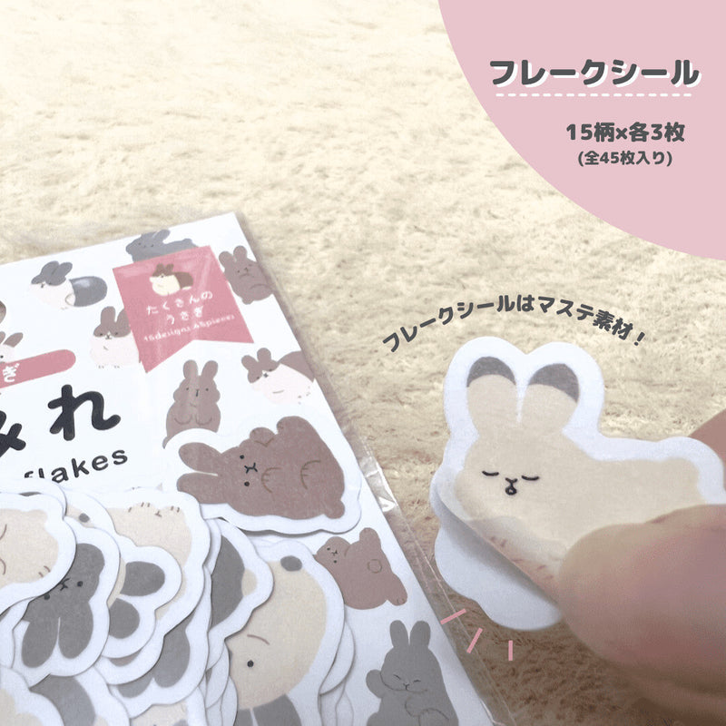 World Craft Panda Washi Sticker Flakes