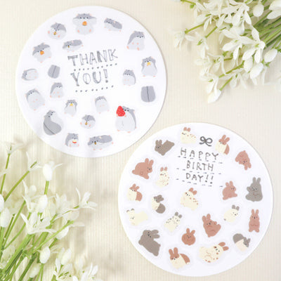 World Craft Rabbit Washi Sticker Flakes
