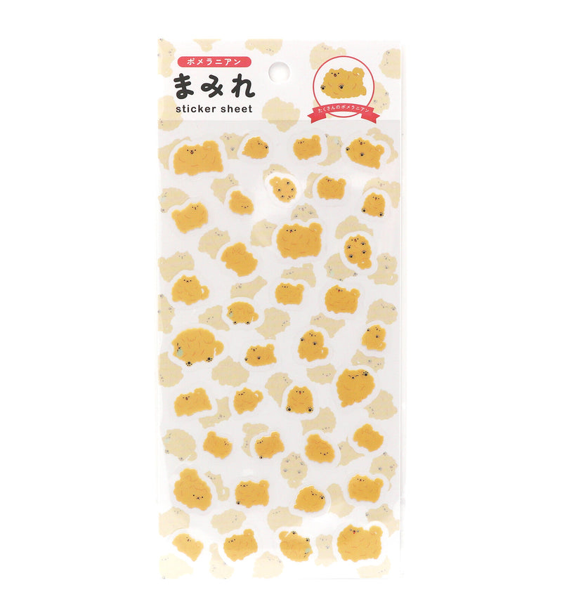 World Craft Pomeranian Clear Sticker MRSE-001