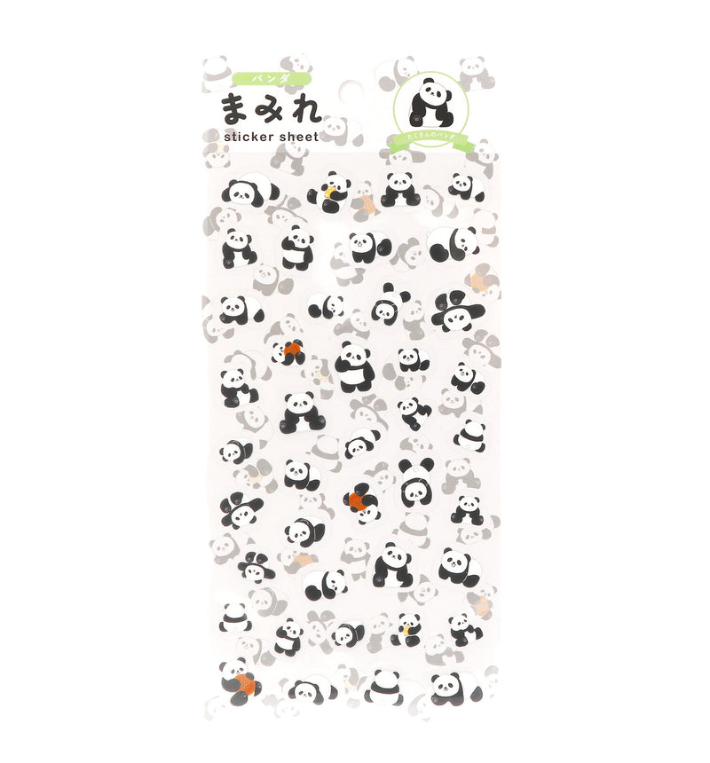 World Craft Panda Clear Sticker MRSE-003