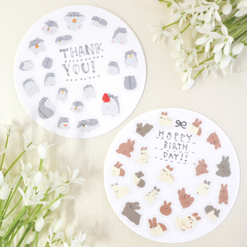 World Craft Hamster Clear Sticker