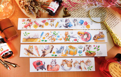 Maruco Art - Stationery Kitten Washi Tape MA10036